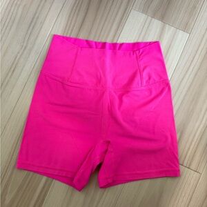 Free People Movement Never Better 5" Bike Shorts in Hot Pink